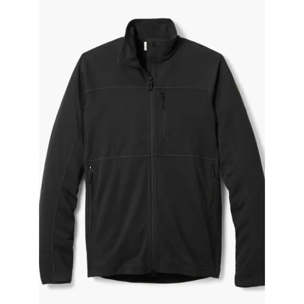 REI Co-op Black Trailways Full Zip Fleece  Neoprene Jacket XL Outdoors Gorpcore